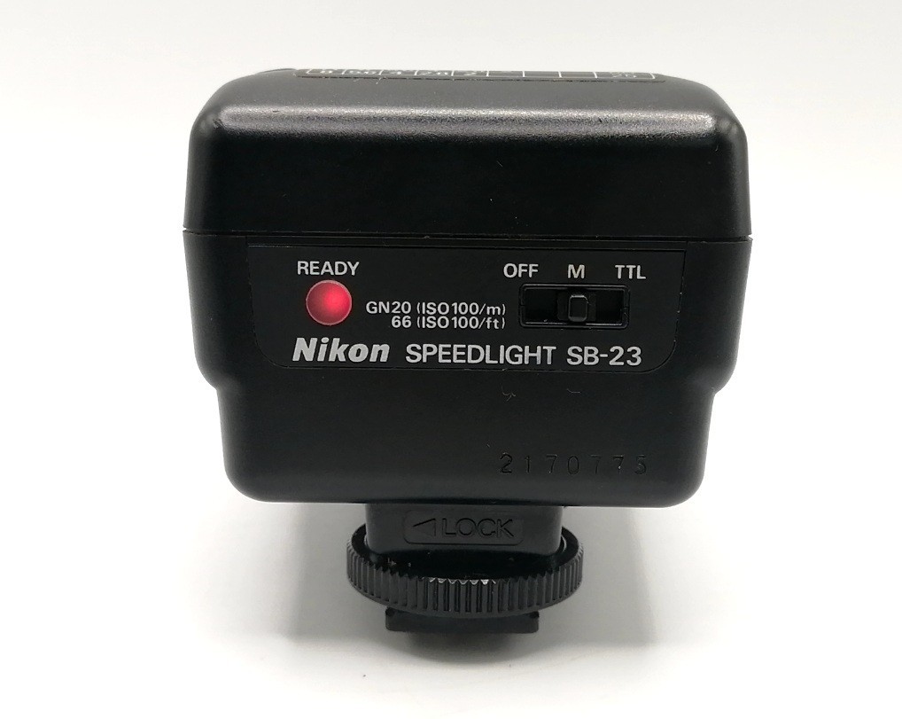 🎦👀✨MINT✨ Nikon Speedlight SB-23 Shoe Mount Flash From JAPAN