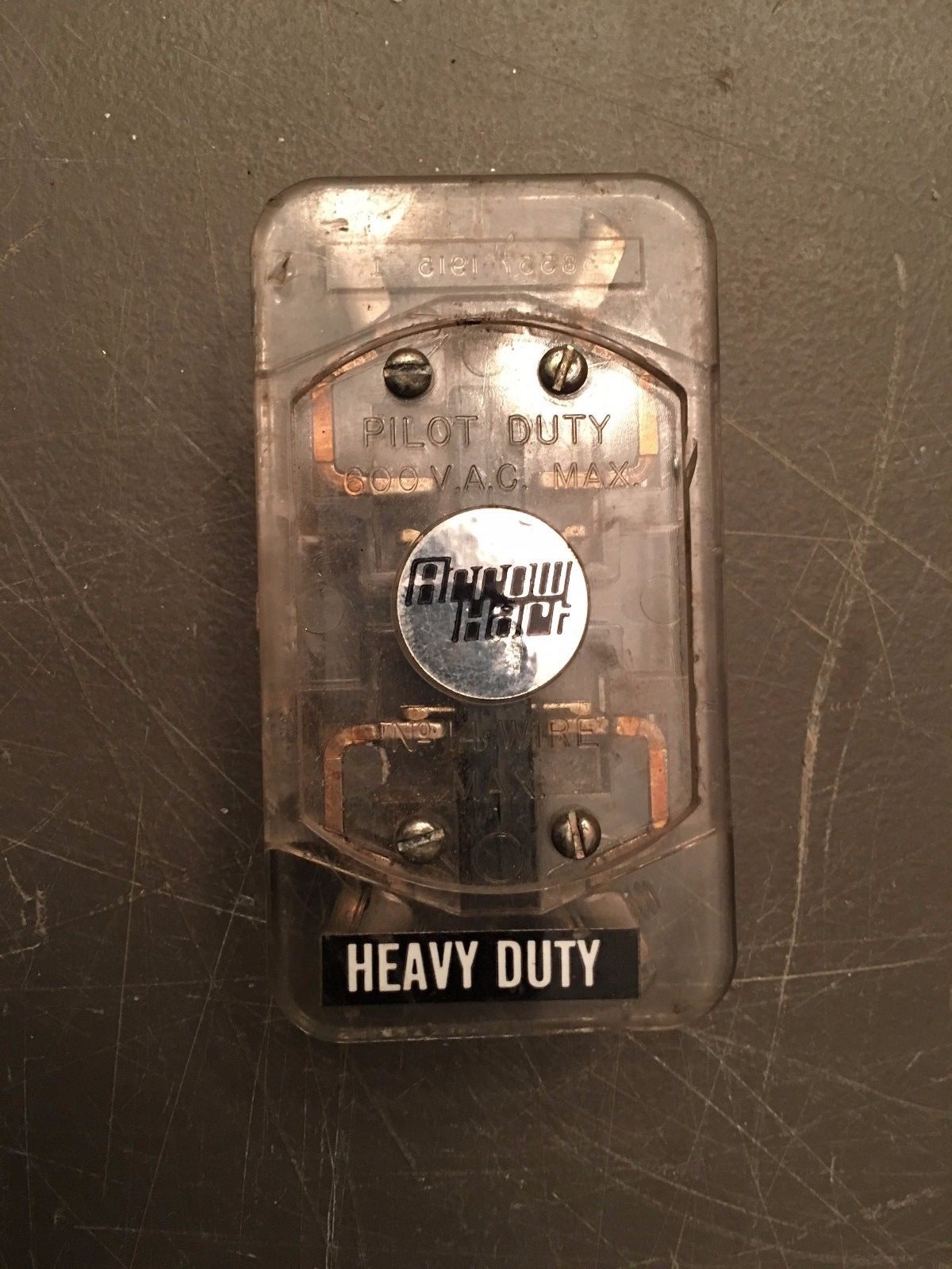 38557-1915 Arrow Hart Aux Contact for AH32 1-NO, 1-NC AHK-370