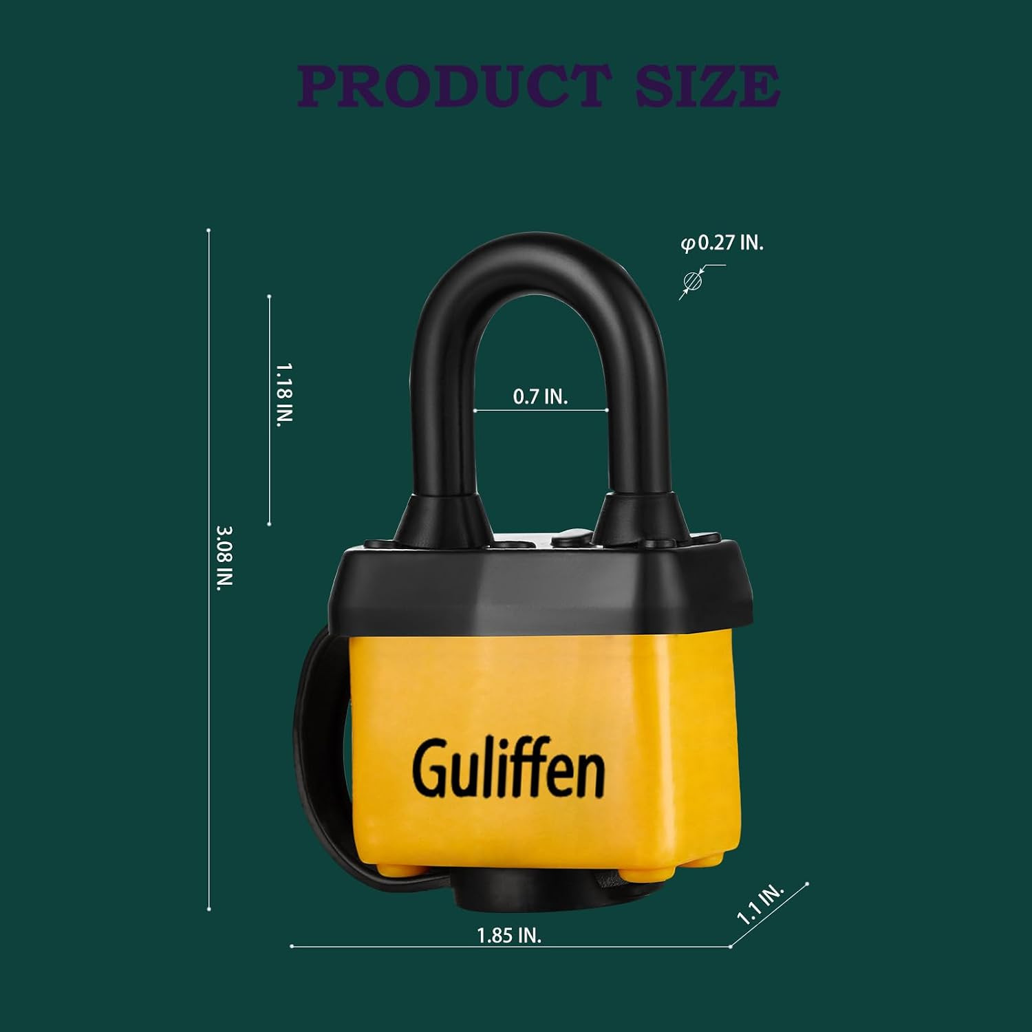 Weatherproof Laminated Padlock with Key,4 Pack Outdoor Pad Locks with Same Key