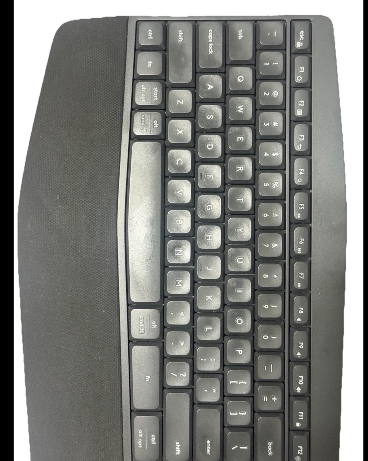 Logitech K850 Wireless Bluetooth Keyboard, WITH USB Unifying Dongle Works Great