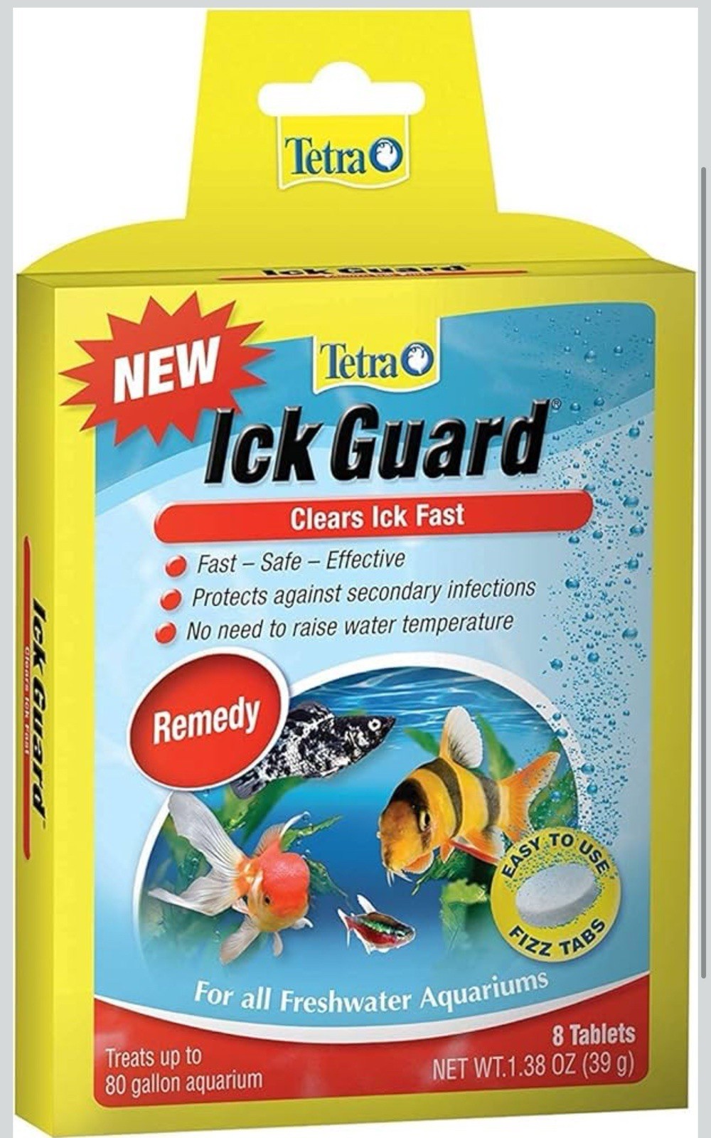 Tetra Ick Guard Tablets - 24 Tablets Total (3 Packs, 8 Tablets Ea) Exp 11/2029