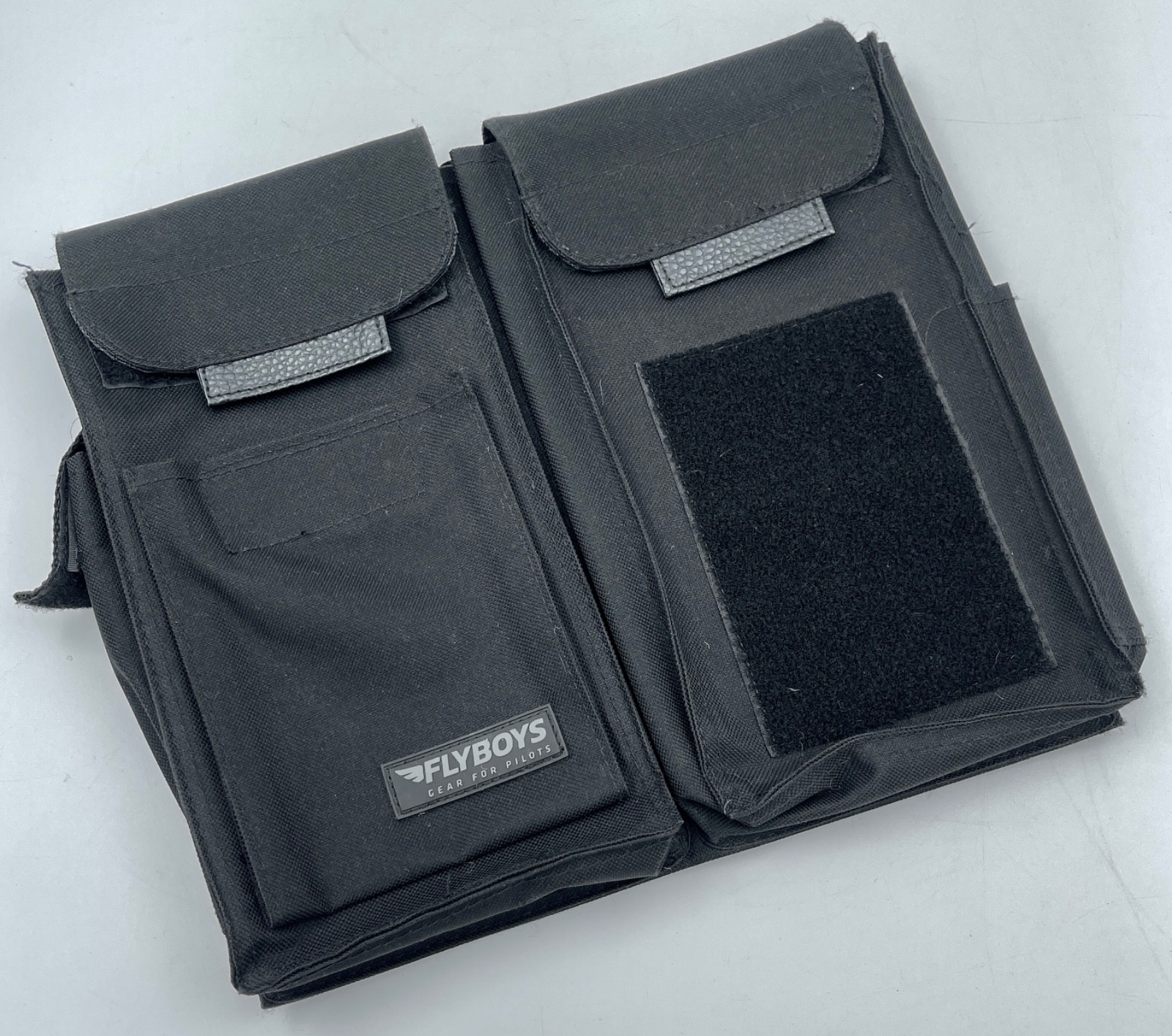 FlyBoys Black Pubs Bag T-6 Navmaster Saddlebag FLYBOYS Gear for Pilots