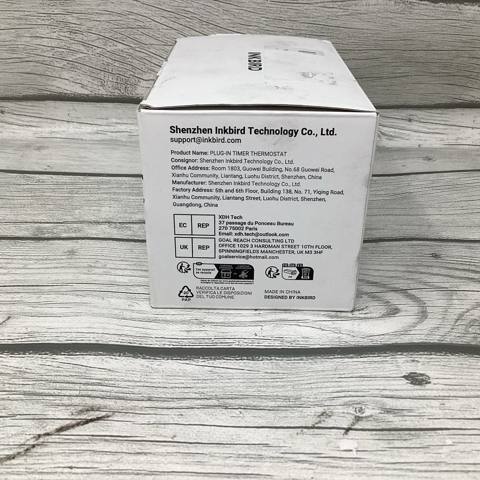 INKBIRD Plug in Thermostat WiFi 1800W 15A Heating Cooling Timer Countdown Mode