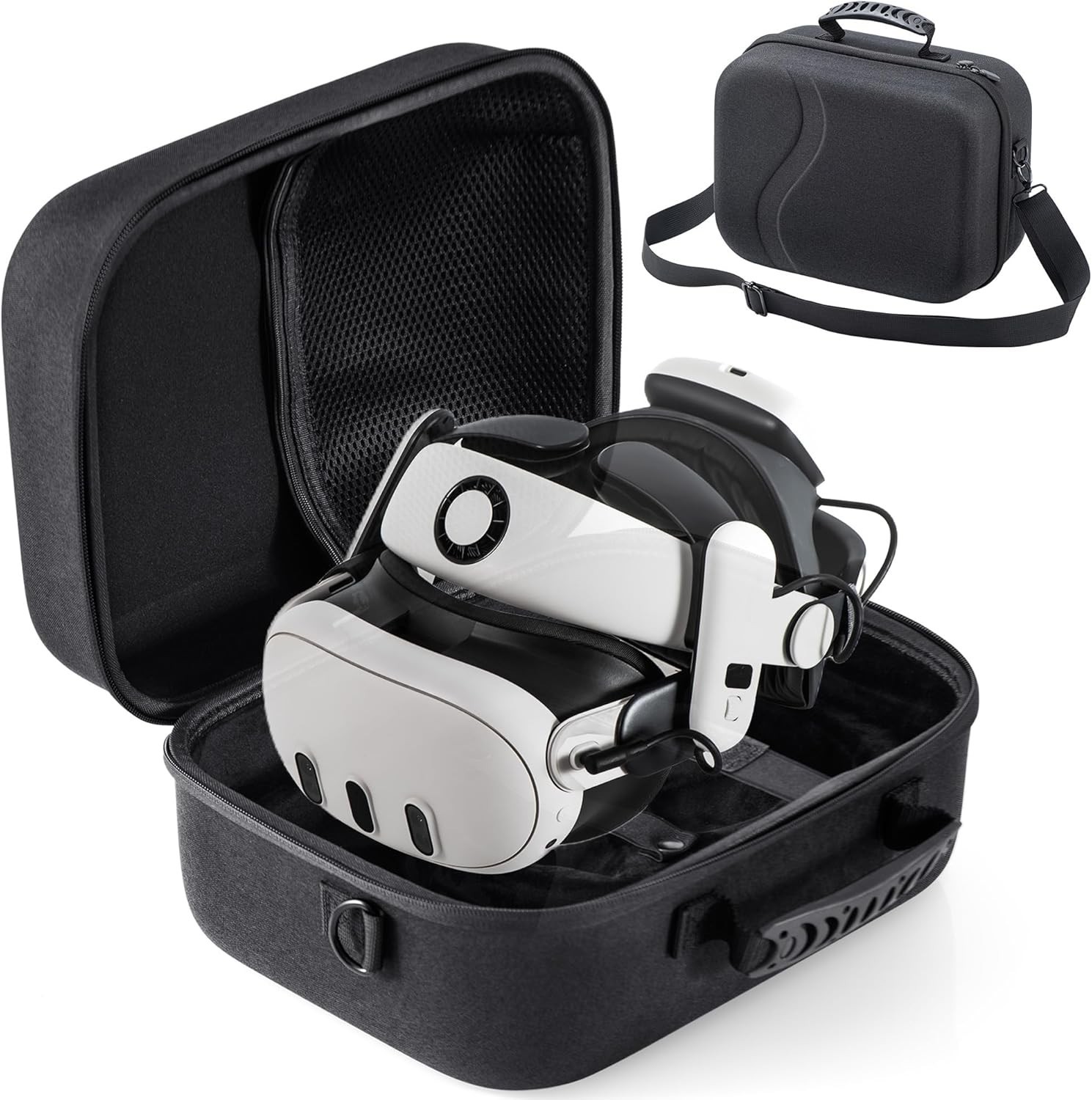 Carrying Case for Meta Quest 3, Large Travel Case Compatible with BOBOVR S3 P...