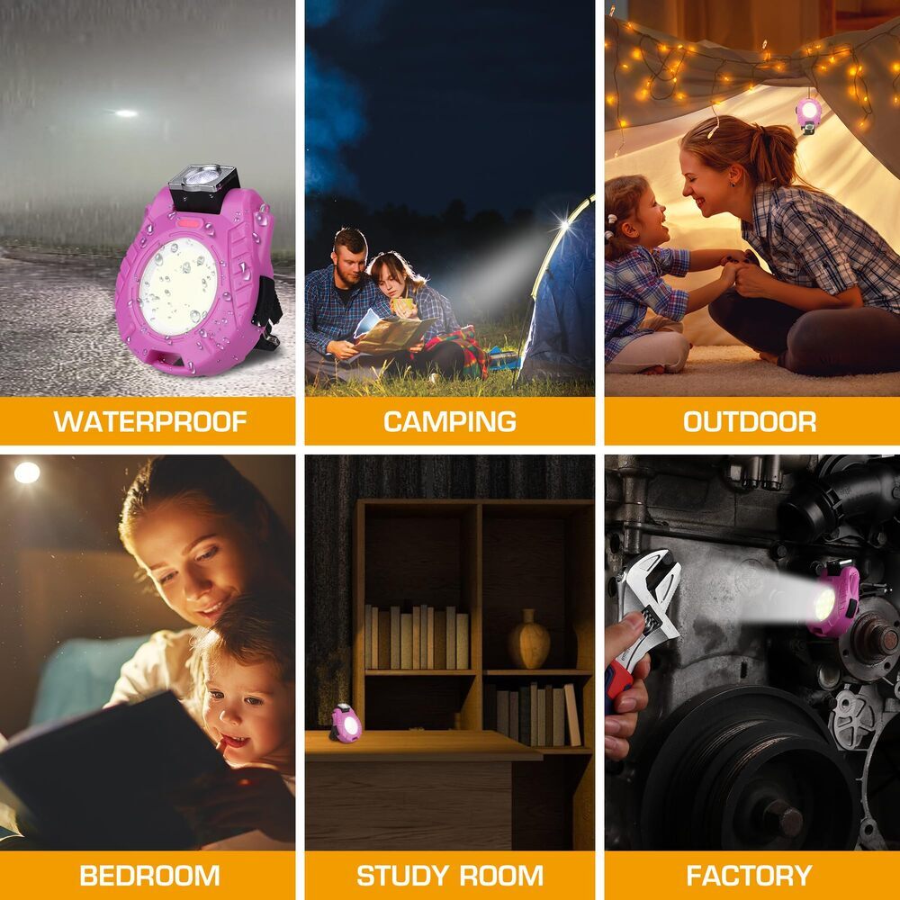 EverBrite 500LM Rechargeable COB Keychain Work Light Multifunctional Flashlights