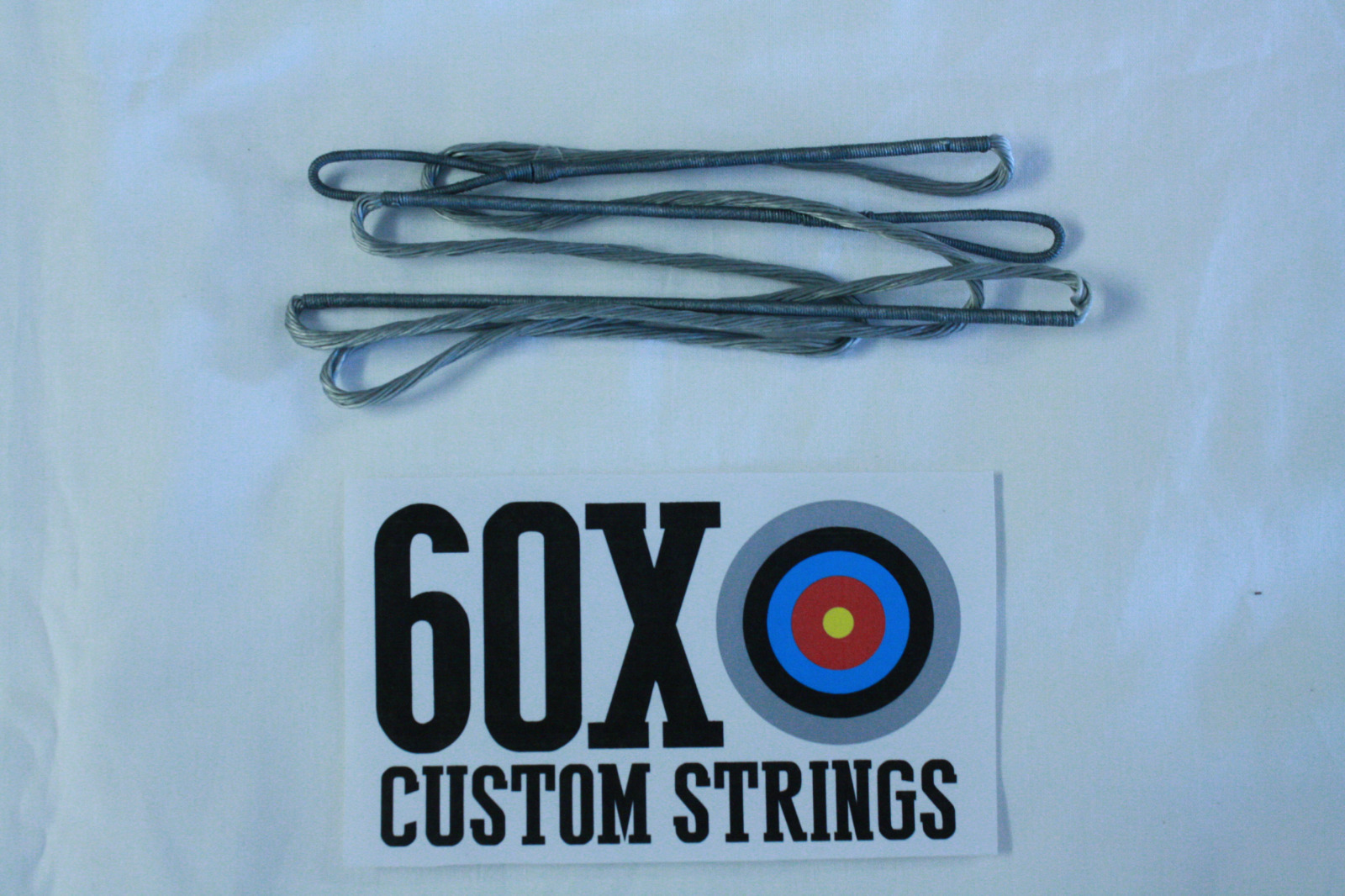 60X Custom Strings 57" D97 Silver Recurve Bowstrings Bow String