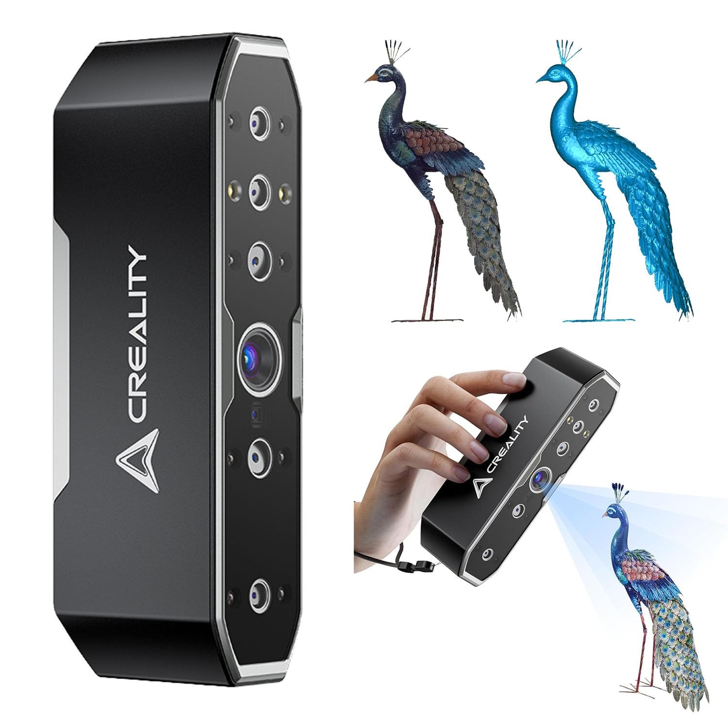 【USED】Creality 3D Scanner CR-Scan Otter For 3D Printing 0.02mm Accuracy