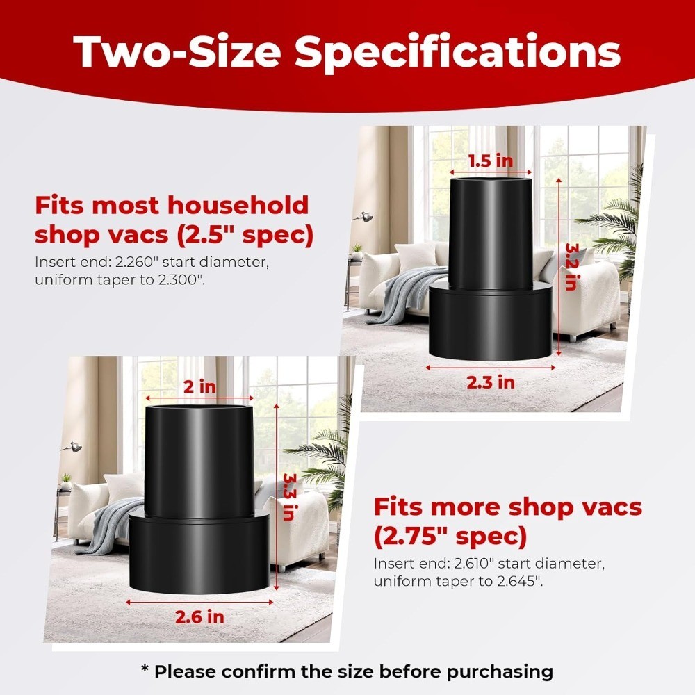 Shop Vac Extractor Kit Carpet Upholstery Cleaning Tool with Wand Hose Adapter