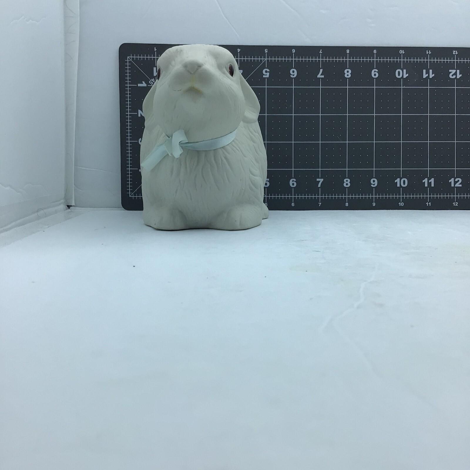Bisque Ceramic Bunny Rabbit Planter Geerlings Greenhouses 1992