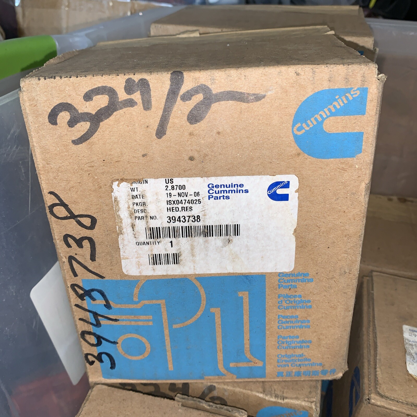 3943738 CUMMINS Engine Water Filter Base