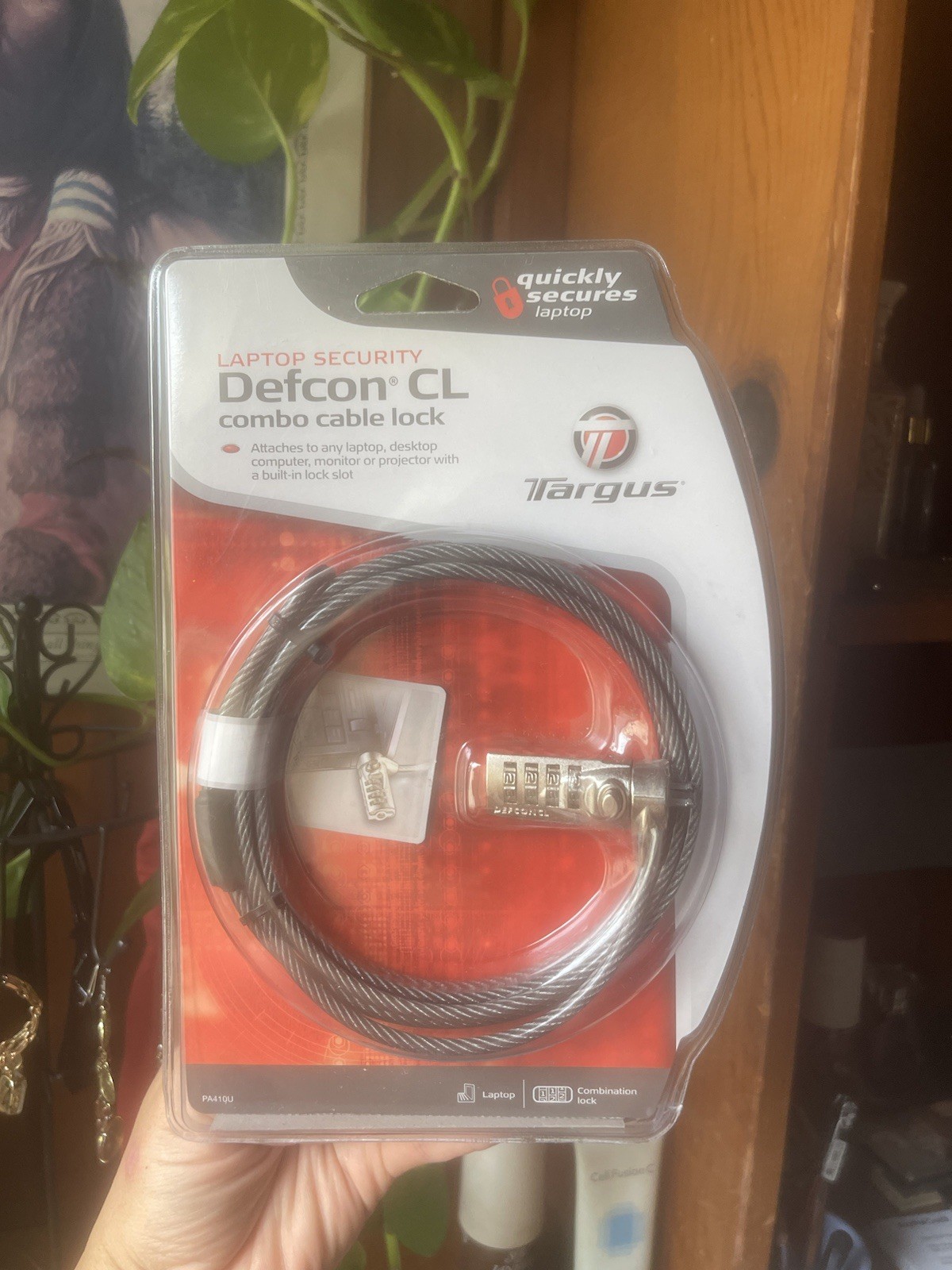 DEFCON CL Combo Cable Lock Notebook Security 2006