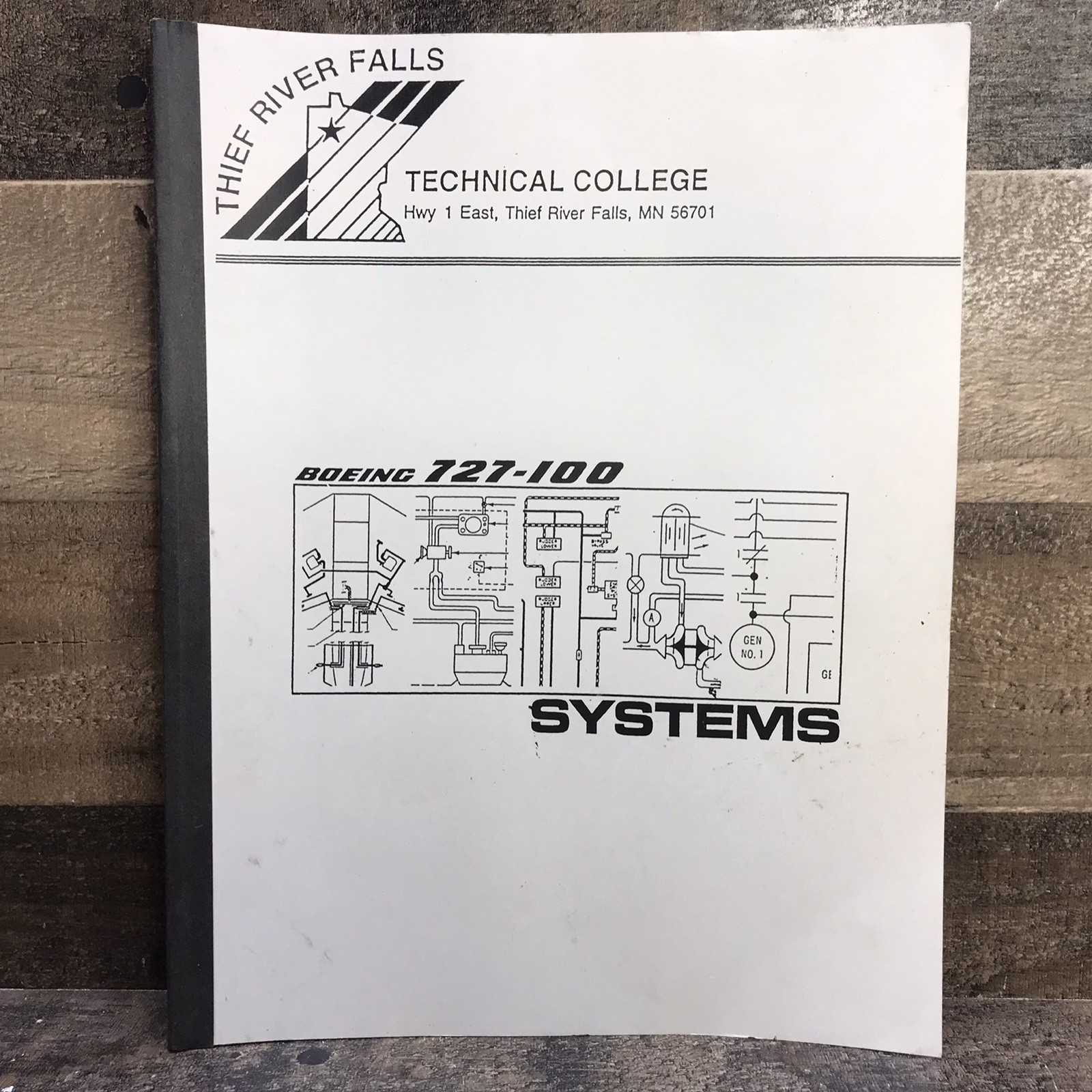 Boeing 727-100 Systems Guide Technical College School Manual Paperback