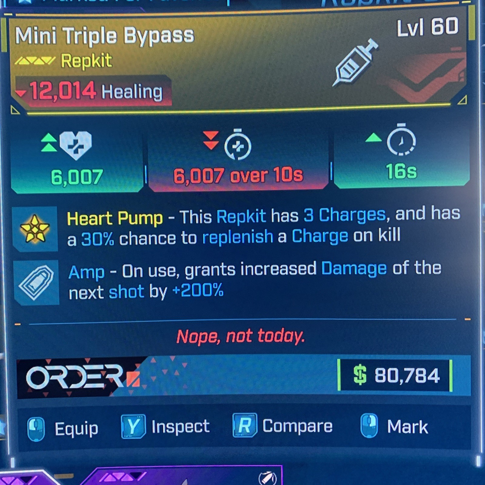 Borderlands 4⭐️LVL 60 MINI TRIPLE BYPASS AMP 200%⭐️All PLATFORMS
