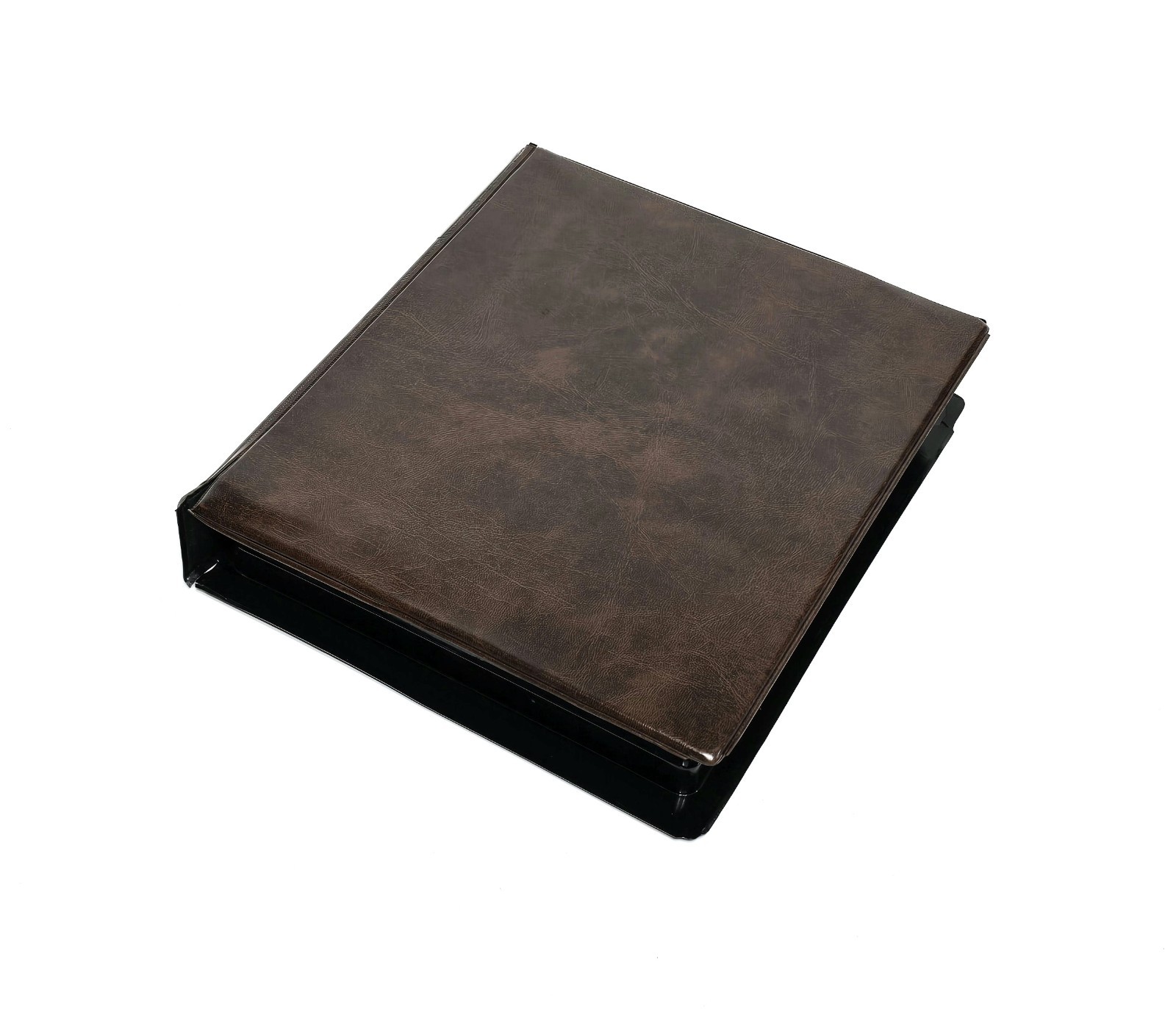 GAME CARTRIDGE STORAGE FOLDER, Holds 8 Atari 2600 Game Cartridges, Brown
