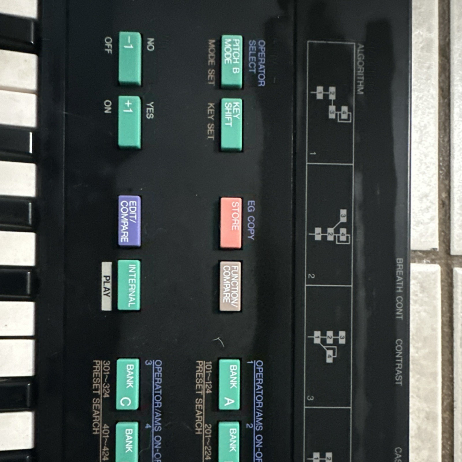 Yamaha DX100 Digital Programmable Algorithm Synthesizer Keyboard 49-Key