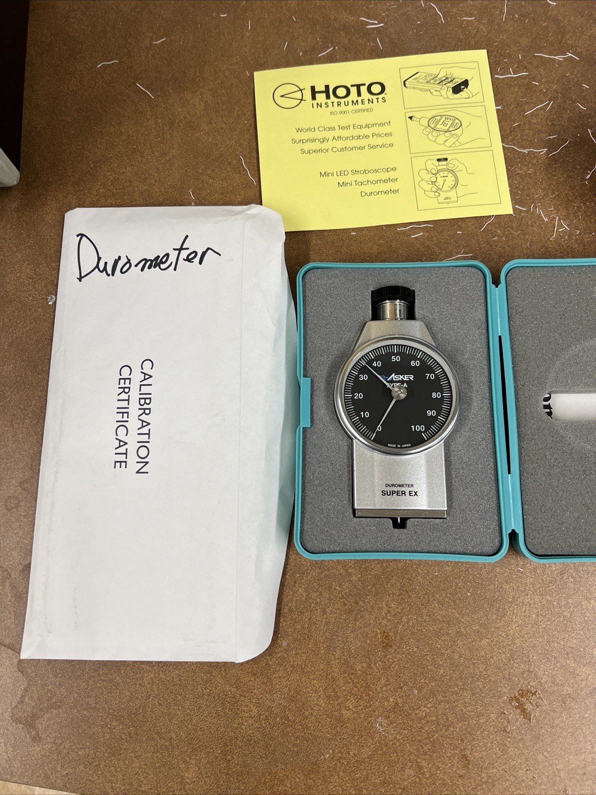 Hoto Instruments Asker Durometer Super EX EXP-A Type A