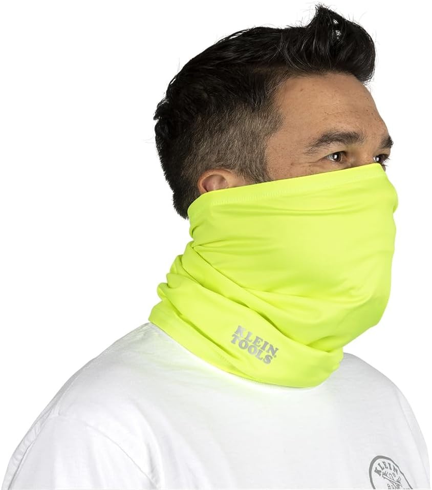 Klein Tools 60465 Cooling Band for Neck and 1-Pack, High-visibility Yellow