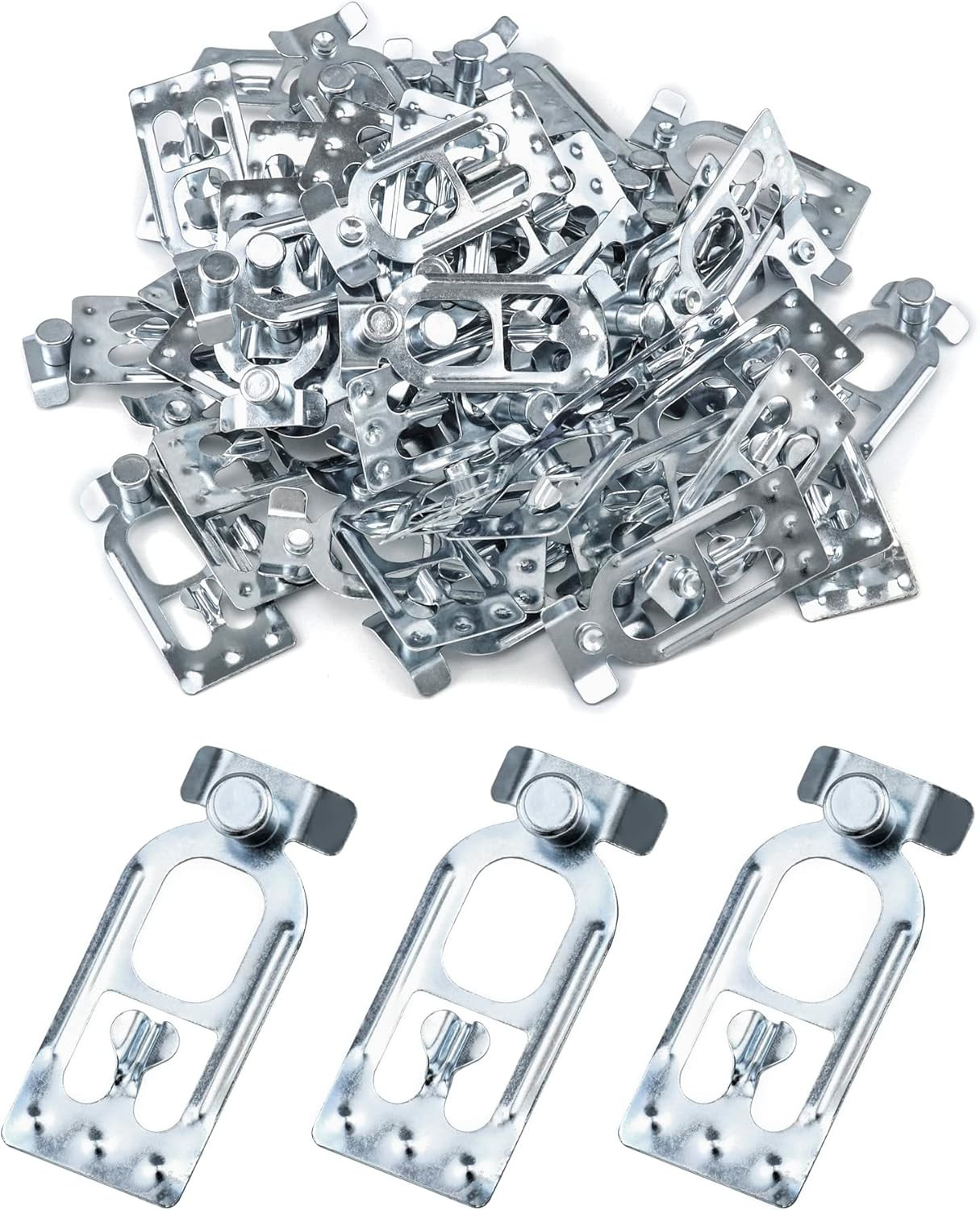50Pcs Teardrop Pallet Rack Safety Clips, Beam Locking Pins for Shelving Rack