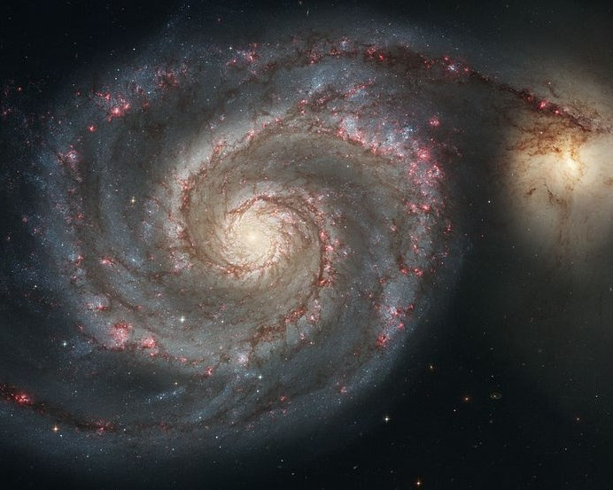 Spiral Whirlpool Galaxy Hubble Outer Space NASA 8 x 10 Photo #sp1