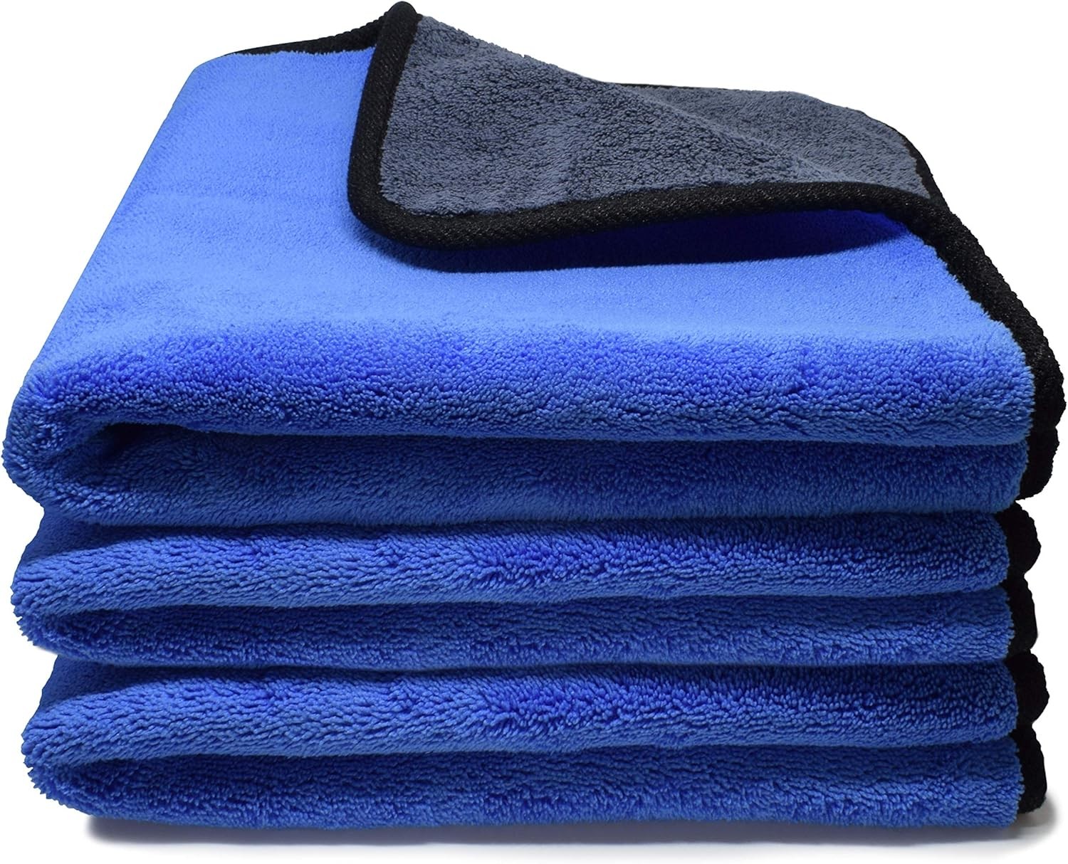 Microfiber Towels for Cars 3 Pieces 500 GSM 11.80 x Inches, Blue