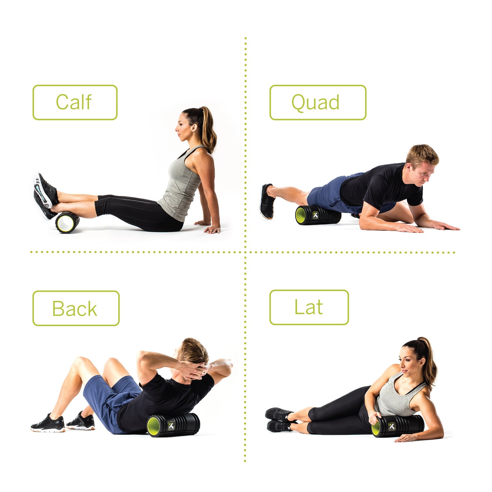 TriggerPoint Grid 1.0 Foam Roller - 13" Multi-Density Massage Roller for Deep...