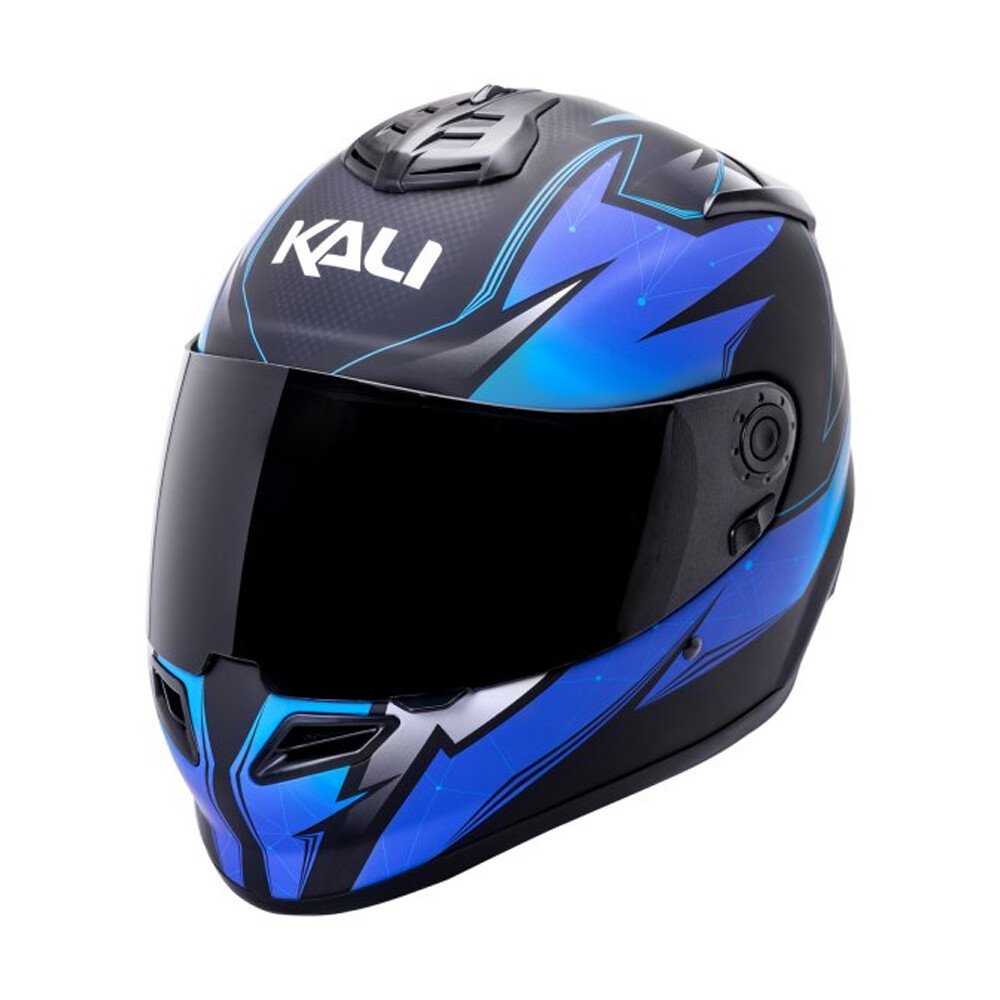 Kali Protectives Catalyst Eclipse Matte Blue Motorcycle Helmet - Adult MD & LG