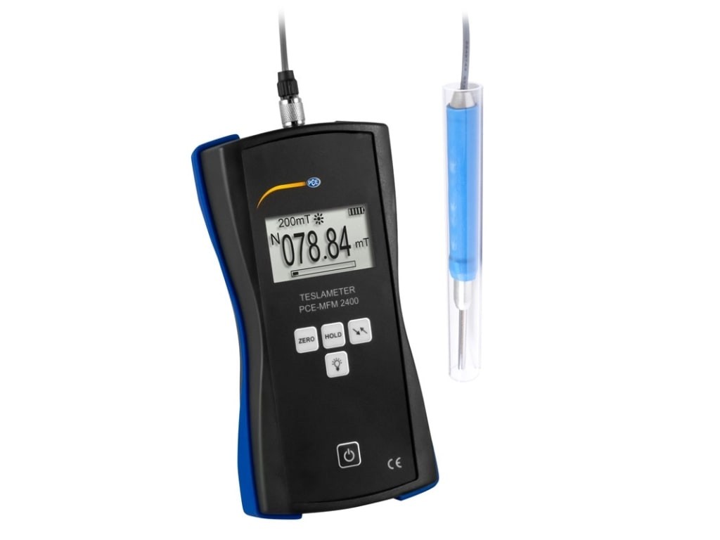 PCE Instruments PCE-MFM 2400+ - Magnetometer with Axial Hall Sensor