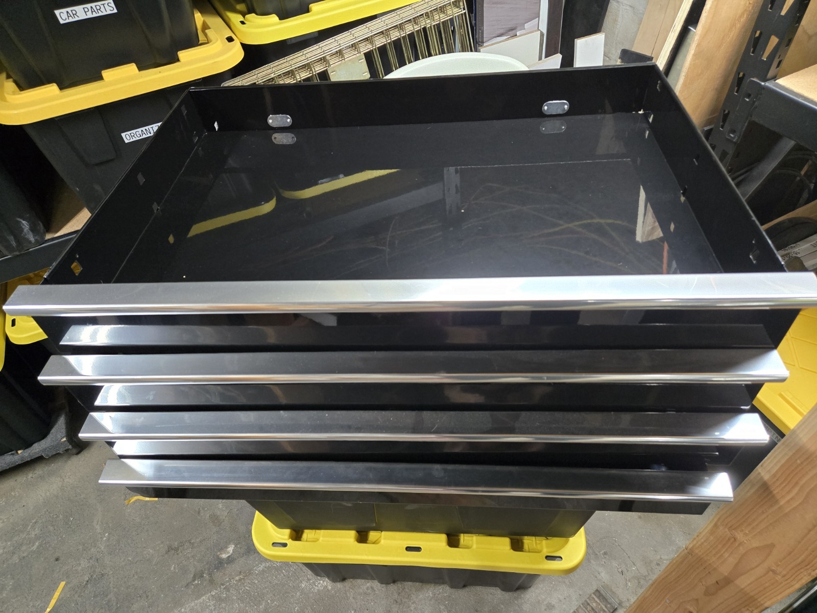 ICON 16846 Toolbox Roller Cabinet Top Chest Drawer Black 4 3/8" Med for 56" 73"