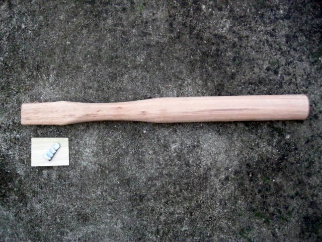 16" American Hickory Hatchet Handle for Lathing, shingle, half, box, or other ha