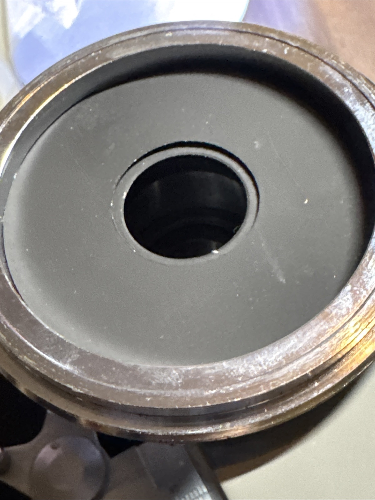 Vintage Olympus KHC 204857 Binocoular Microscope TESTED PLEASE READ