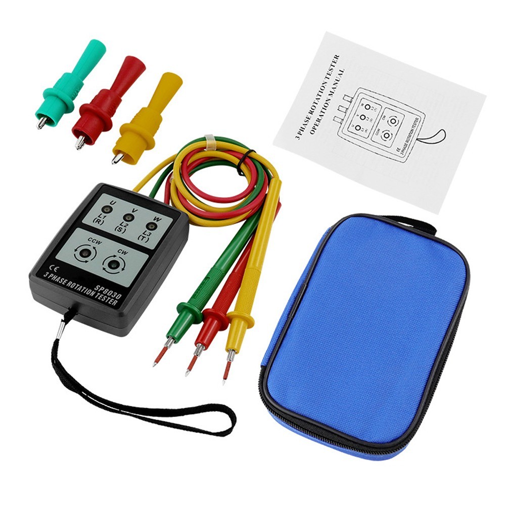 AC Voltage Tester Portable Design for Accurate Three Phase Measurements