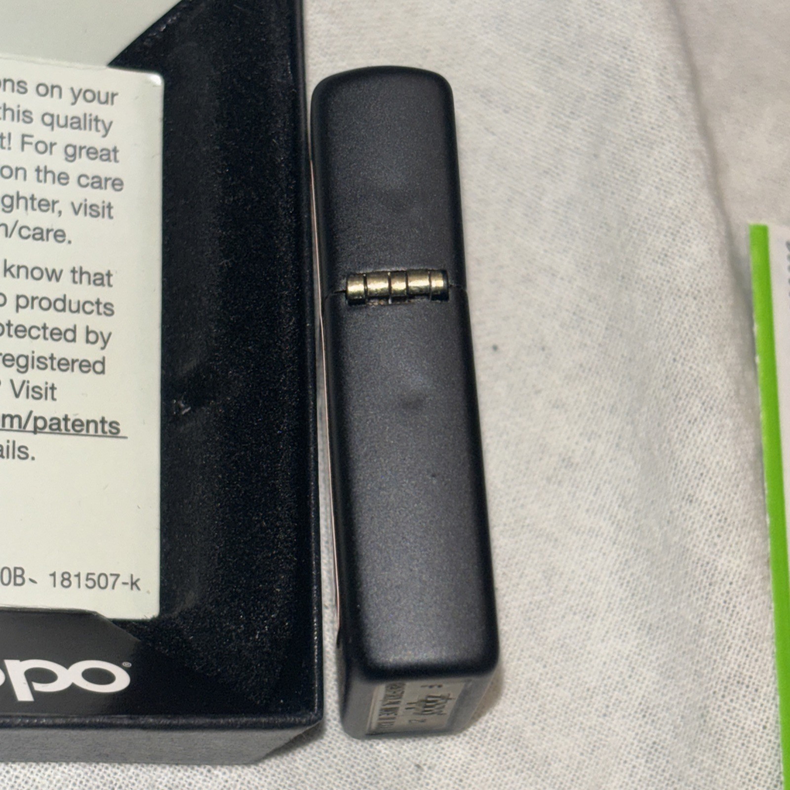 Zippo Lighter Camping I Hate People Sealed Nib