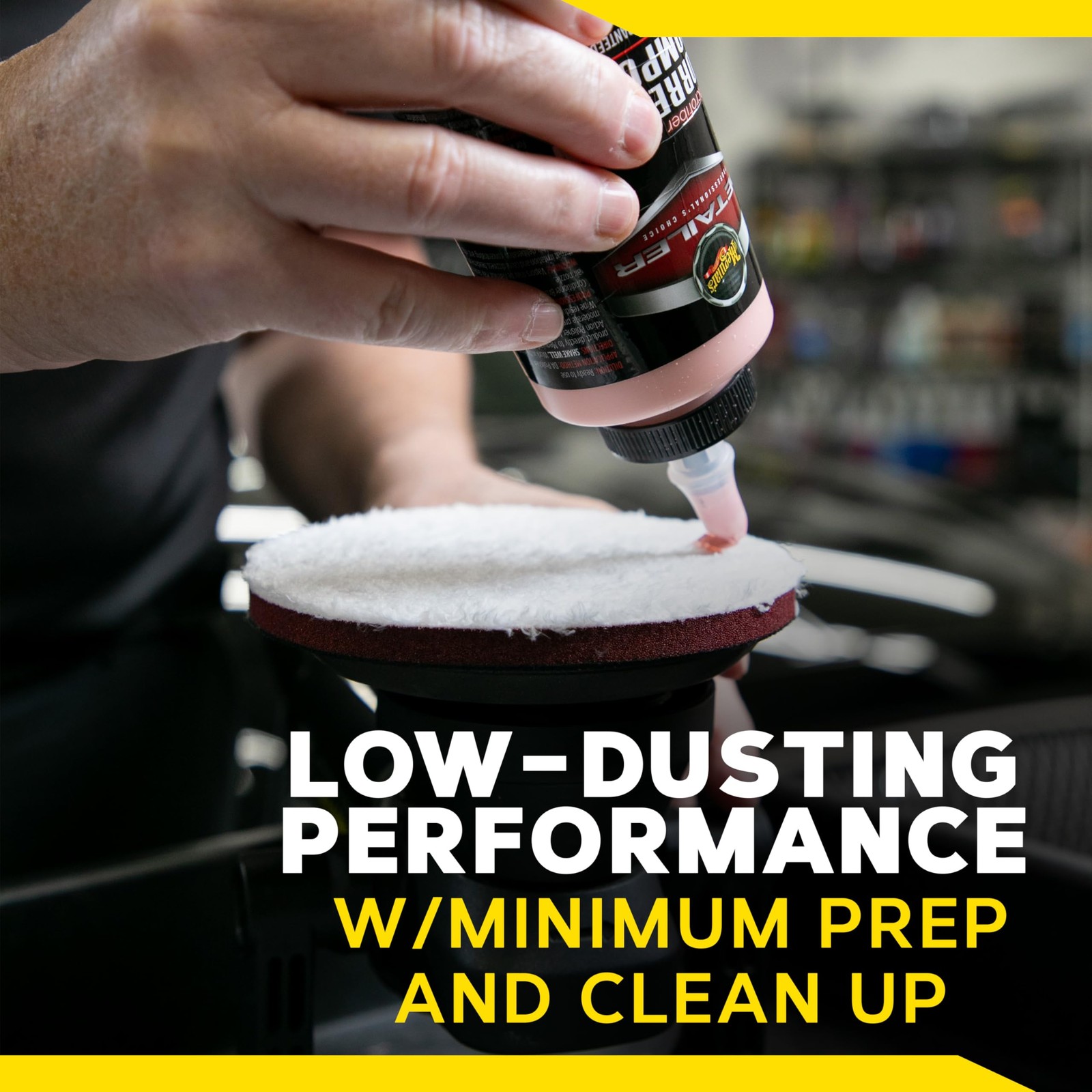 Meguiars DA 5’’ Microfiber Cutting Disc, Microfiber Pads Compatible with a DA