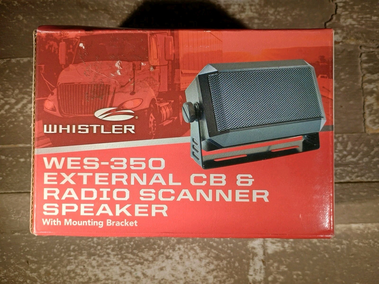 Speaker - External Speaker, for Radio Scanner. Whistler WES-350, Bracket Mounted