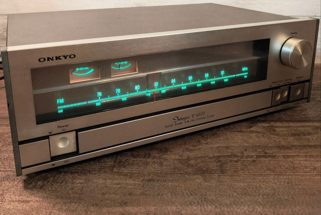 Onkyo Integra T-4500 AM FM Stereo Tuner Solid State Radio Home Audio Vintage