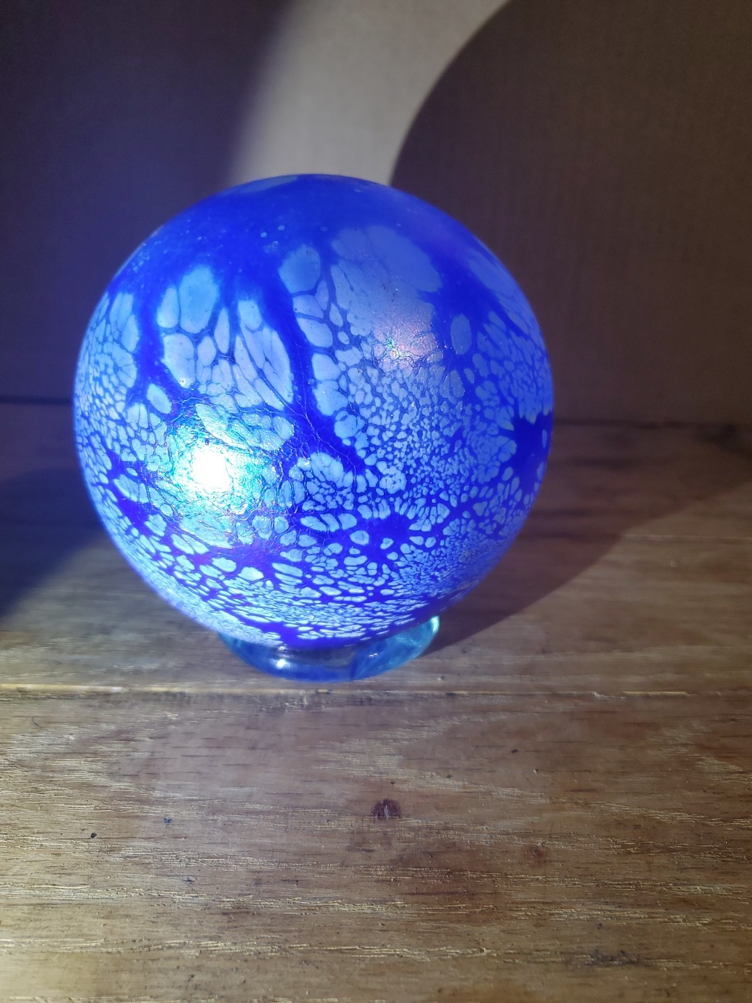 The Glass Forge 2008 Blue/White Globe