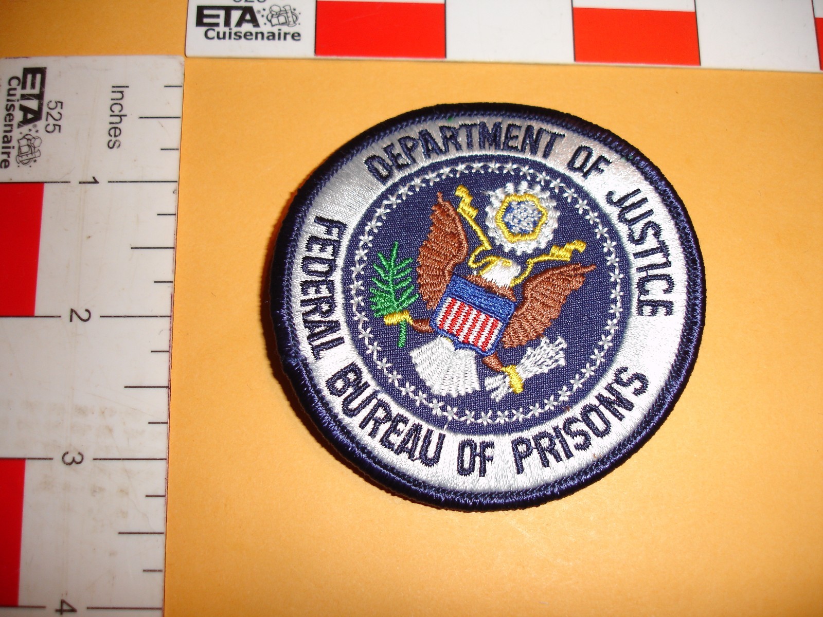 Vintage prison patch Department of Justice Federal Bureau of Prisons