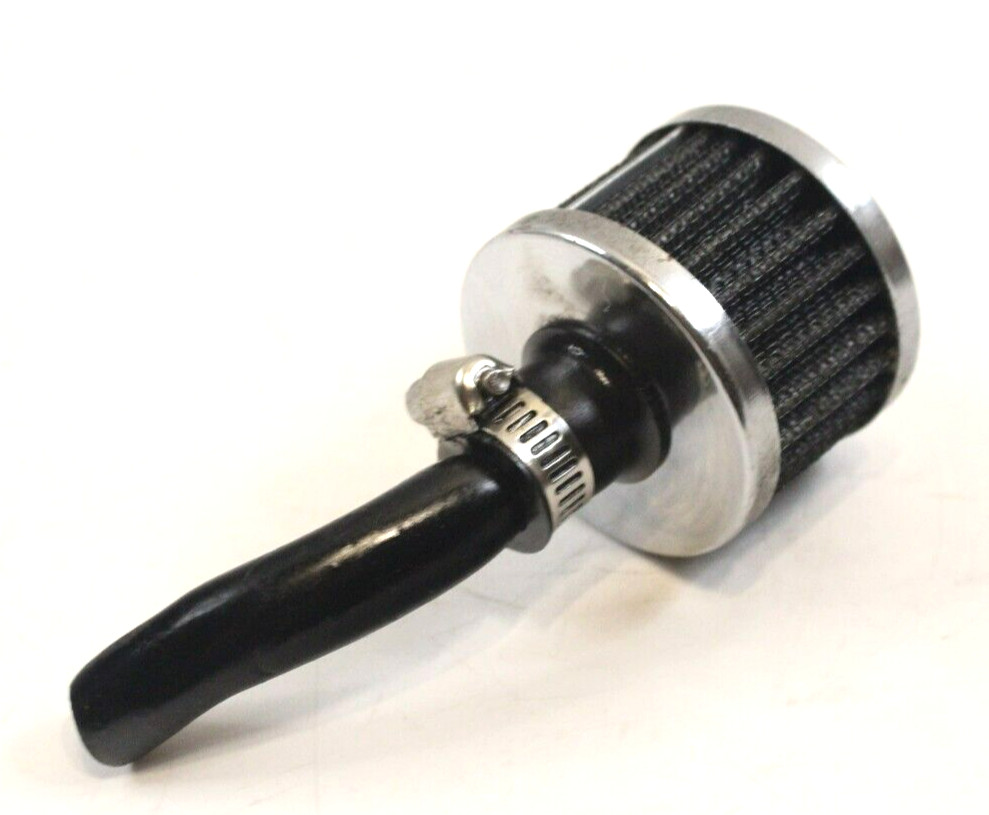 Universal Motorcycle Fuel Filter Cold Air Intake Crankcase Mini Breather  Cover