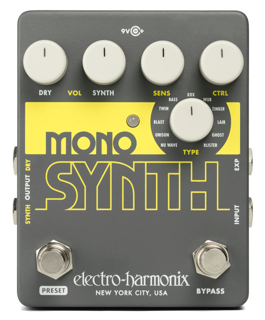 Electro Harmonix Mono Synth Effect Guitar Pedal