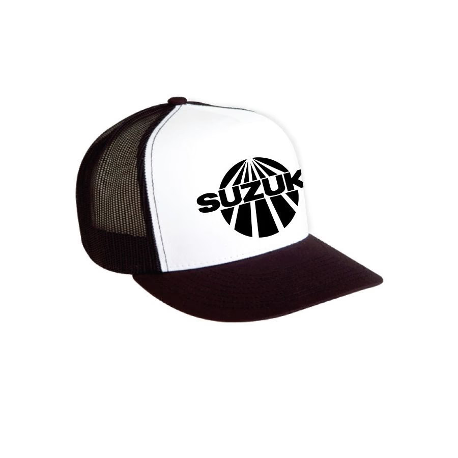 Factory Effex Suzuki Vintage Snapback Hat - Black/White 18-86402
