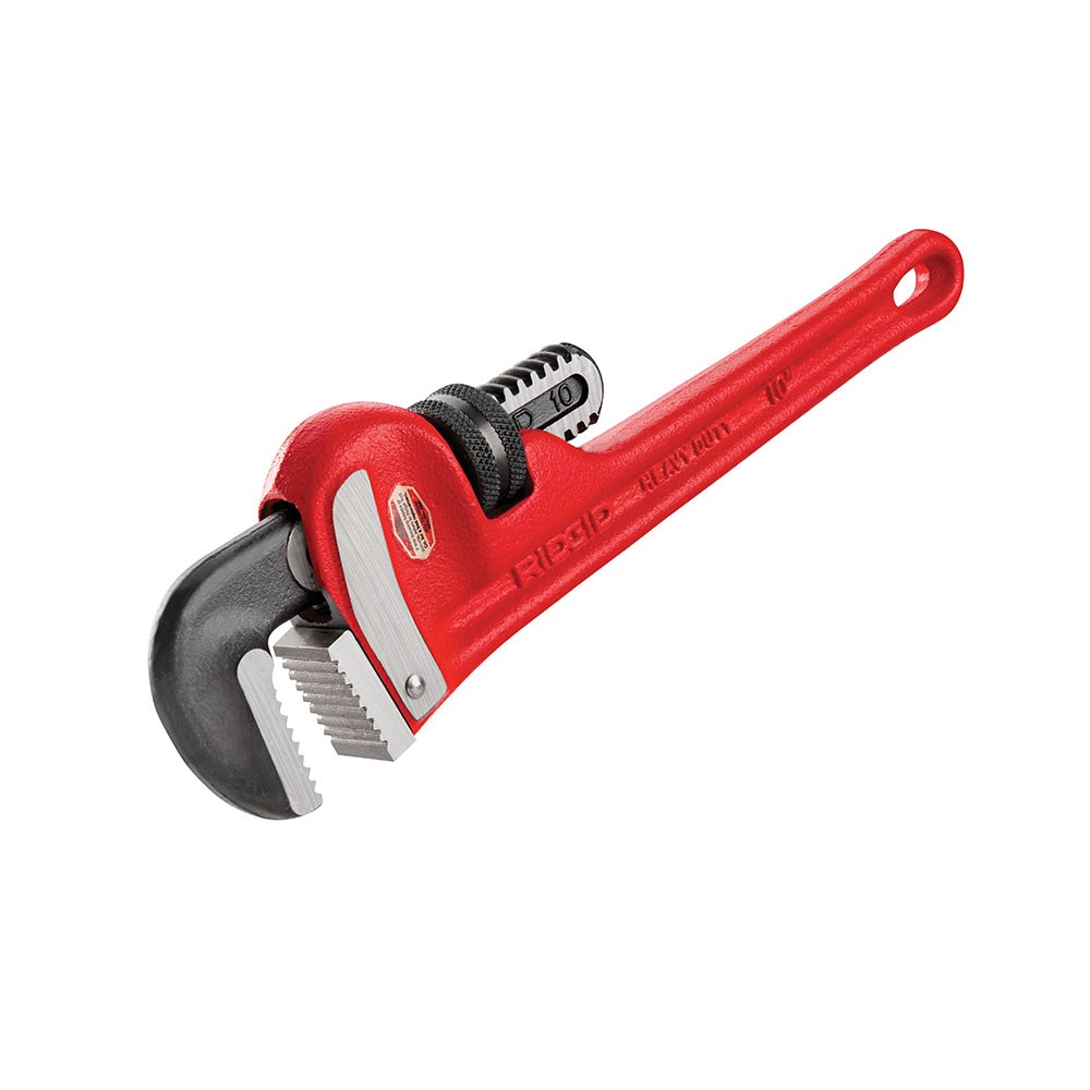 Ridgid 31010 Model 10 10-Inch Multi-Sided Secure Grip Straight Pipe Wrench
