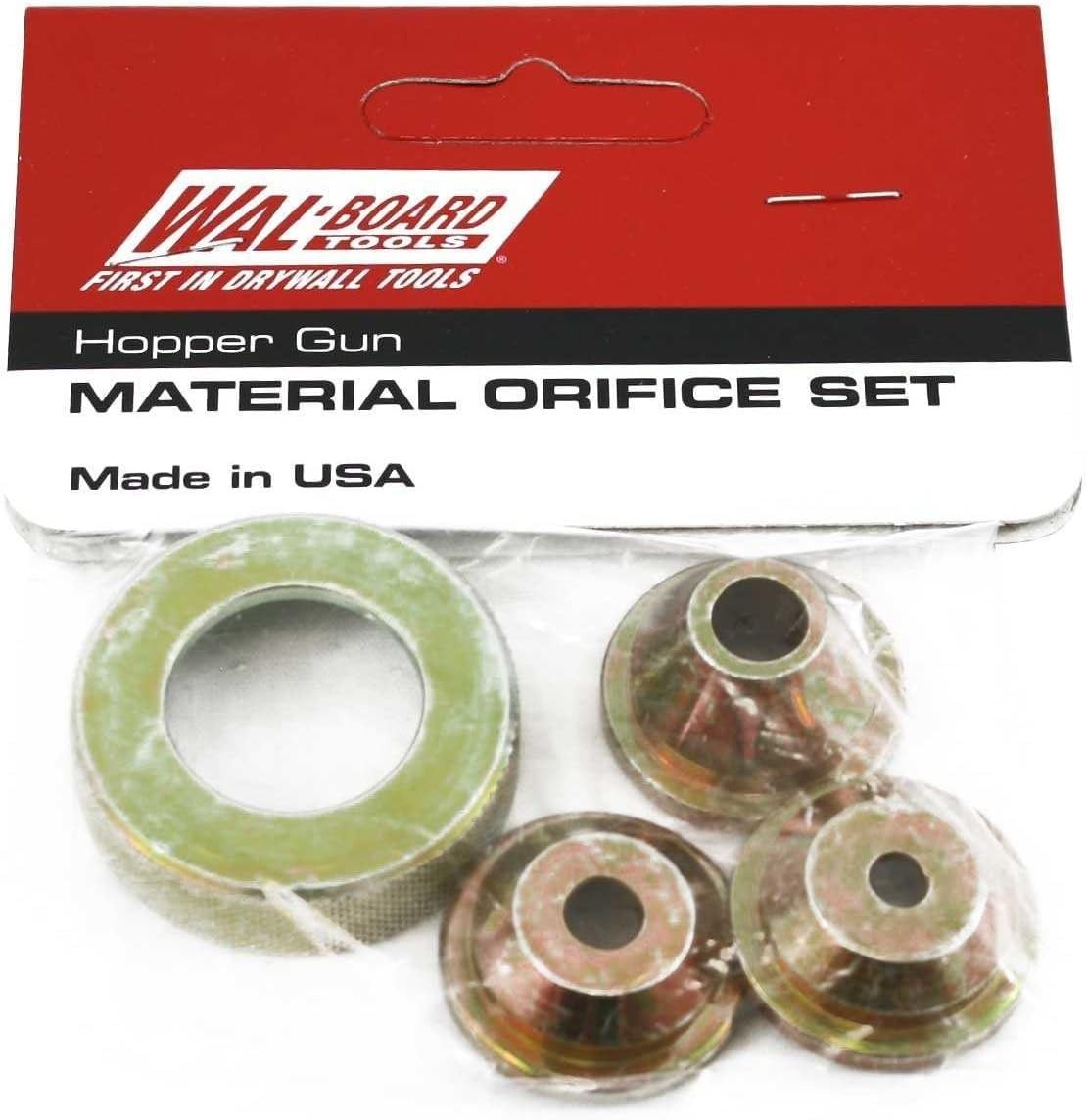 Wal-Board Drywall Texture Hopper Gun Orifice Set - 3 Tips - Fits Texture-Pro 200