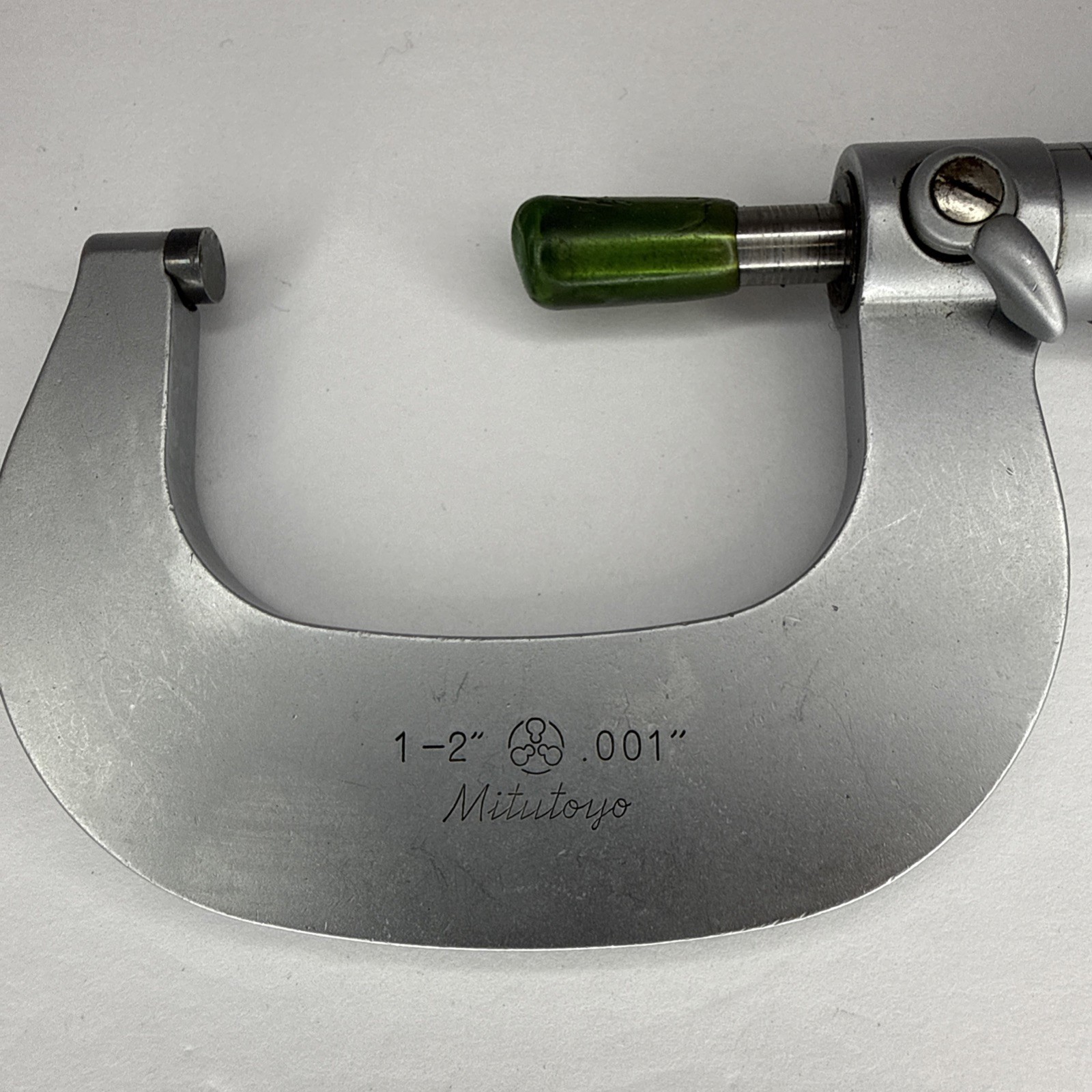 Mitutoyo Ratchet Thimble Outside Micrometer 1-2" Range .001"
