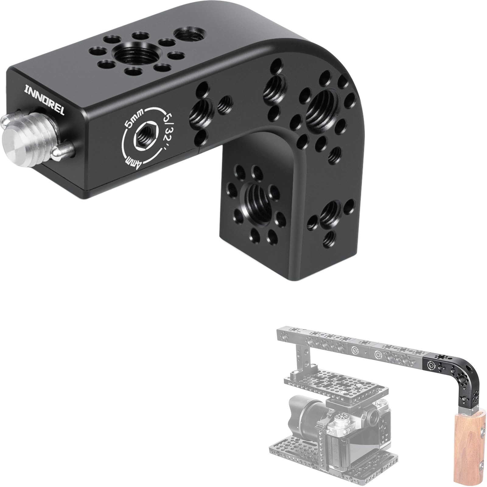 CB2L ARRI Positioning Top Handle Extension CNC 90 Right Angle 3/8" Screw