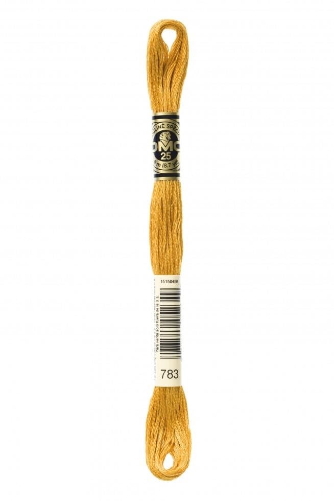 DMC Topaz Medium Yarn 100 Cotton Color 783 Washable at 60 Degrees