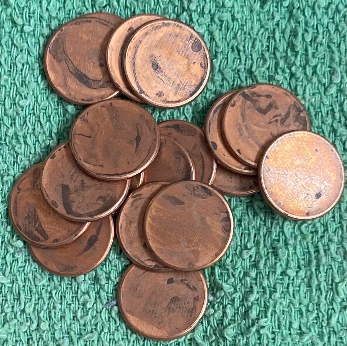 BLANK UN-STRUCK UNCIRCULATED LINCOLN CENT - MINT ERROR - IN HOLDER