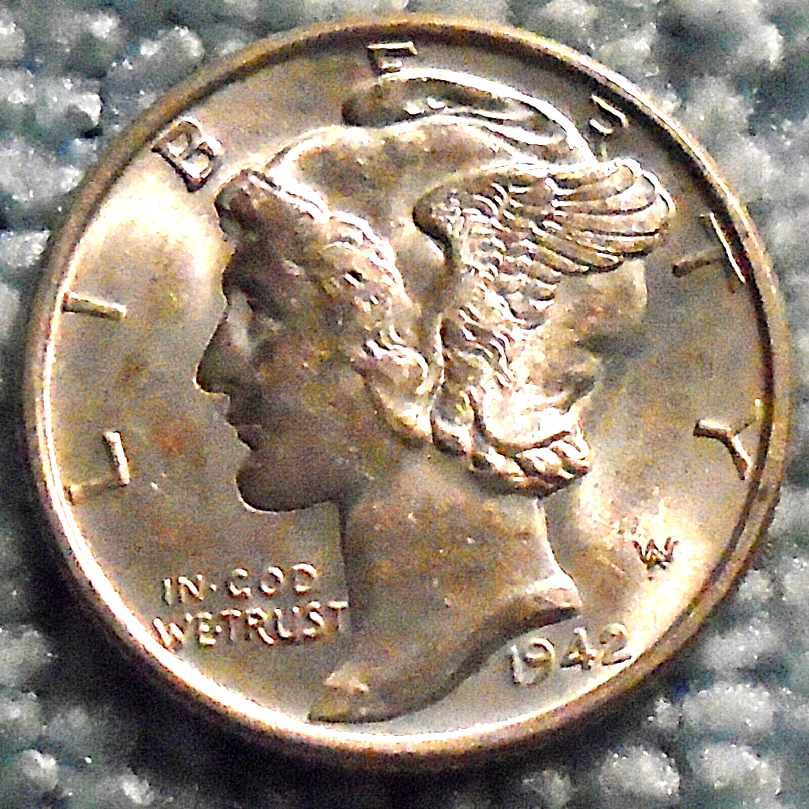 1942-P Mercury Silver Dime BU FSB Free Shipping