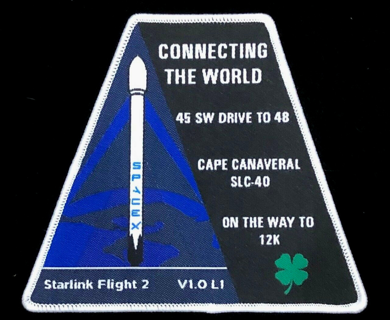 STARLINK FLIGHT 2 CONNECTING THE WORLD CC SLC-40 SPACEX SPACE-X PATCH🚀