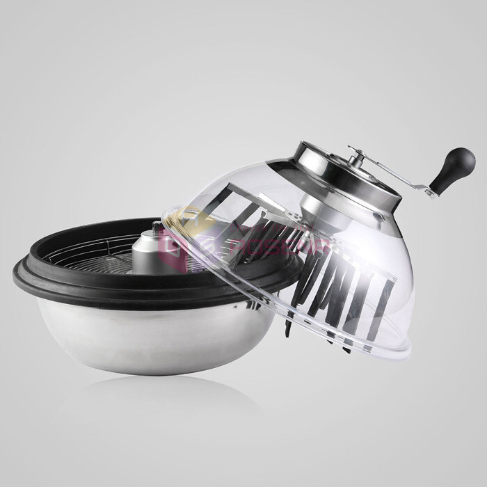 Hydroponic 16'' Leaf Bowl Grass Trimmer Twisted Spin Cut Leaf Bud Reaper Cutter