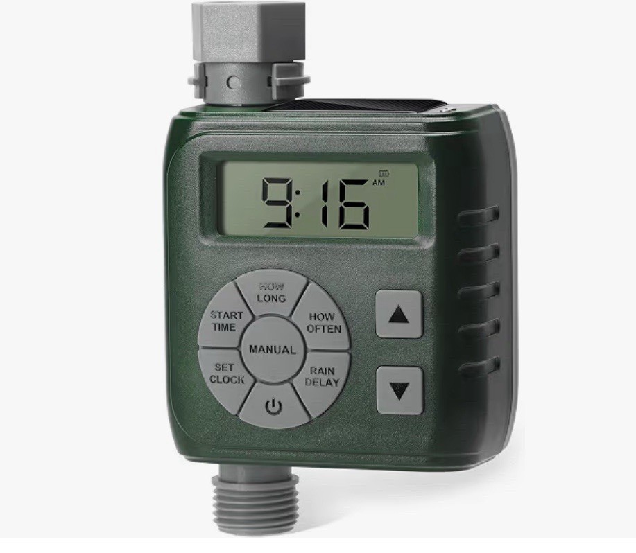 Zuomeng Sprinkler Timer Programmable Irrigation Water Timer Garden Hose Green
